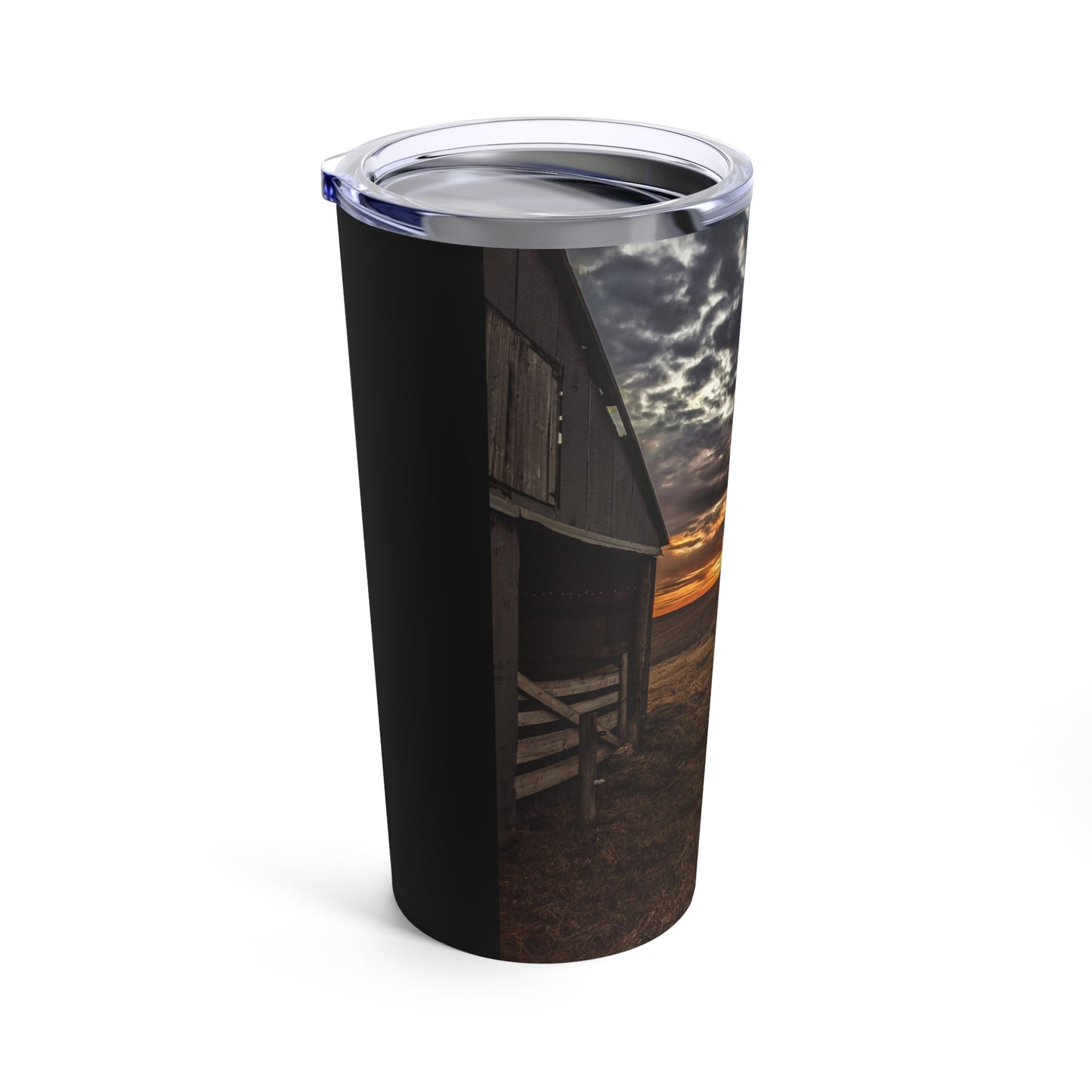 Gray Skies Tumbler 20oz (SP Photography Collection) BLACK