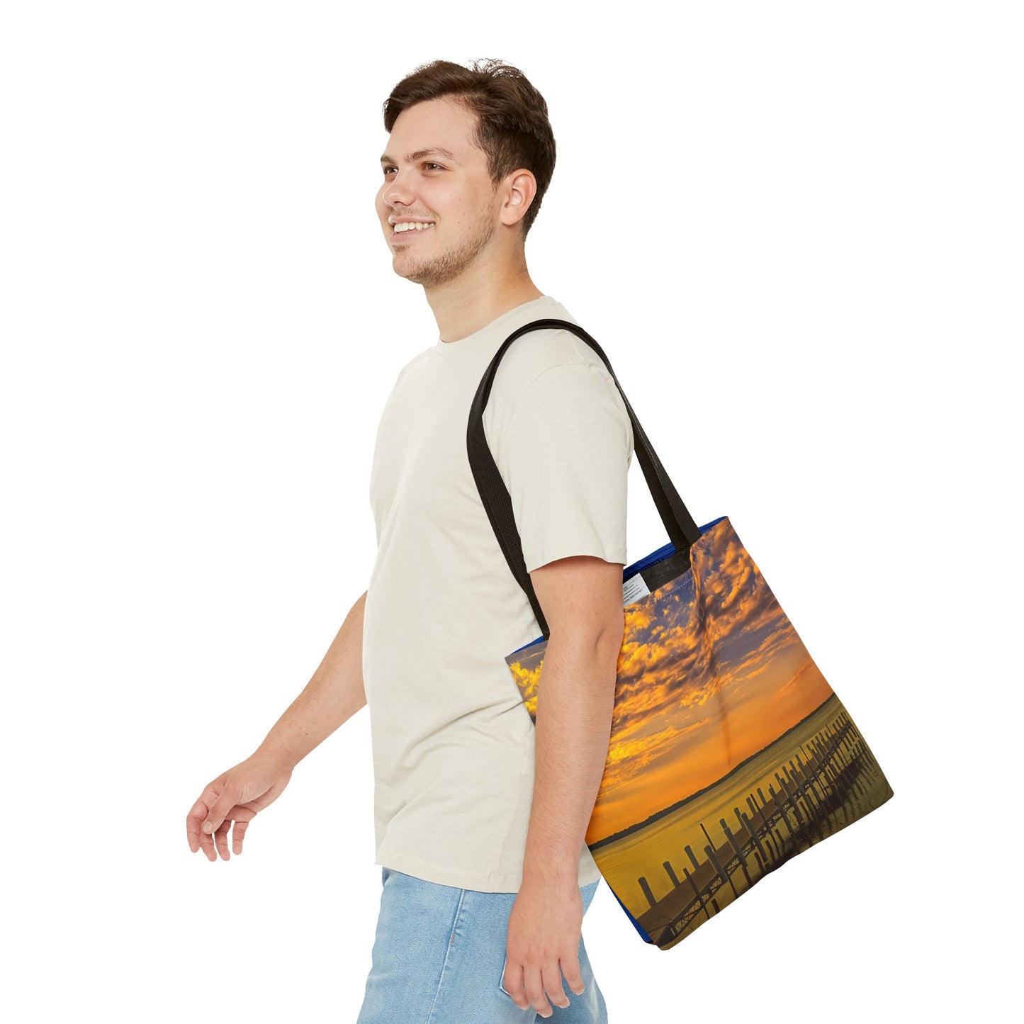 On The Dock Tote Bag (SP Photography Collection) NAVY