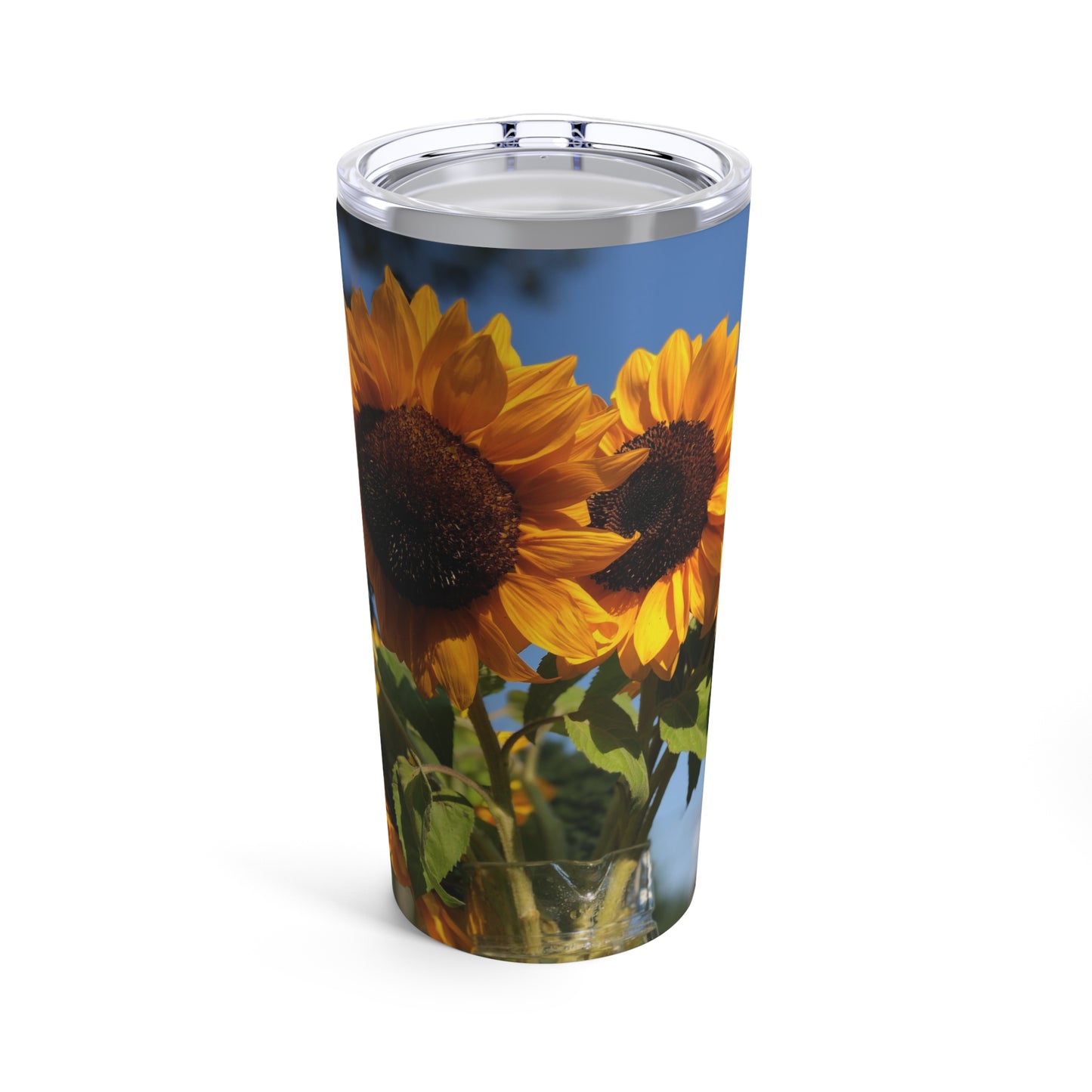 Bunched  Sunflower Tumbler 20oz (Custom Creations By Catelyn)