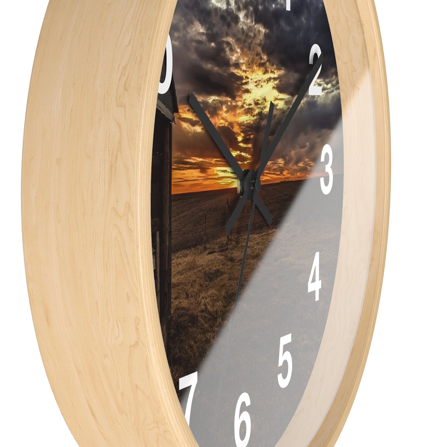 Gray Skies Wall Clock (SP Photography Collection)