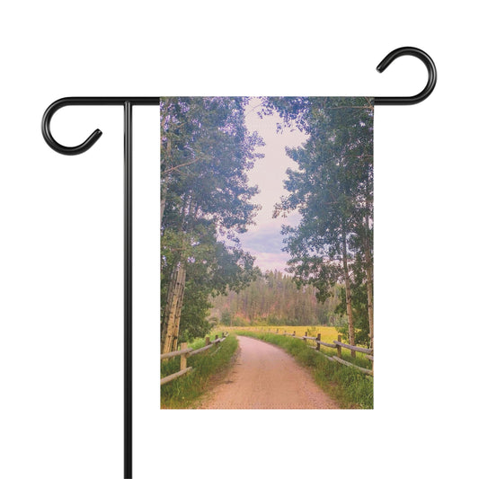 Country Road Flag Garden & House Banner (SP Photography Collection) (Pole not included)