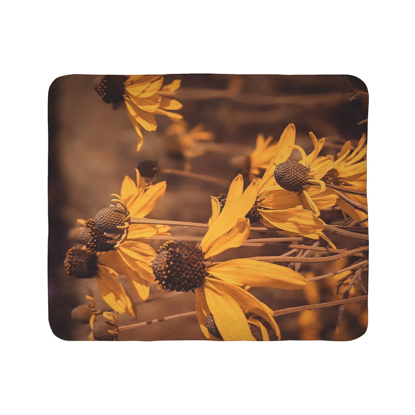 Coneflower Fleece Sherpa Blanket (SP Photography Collection)