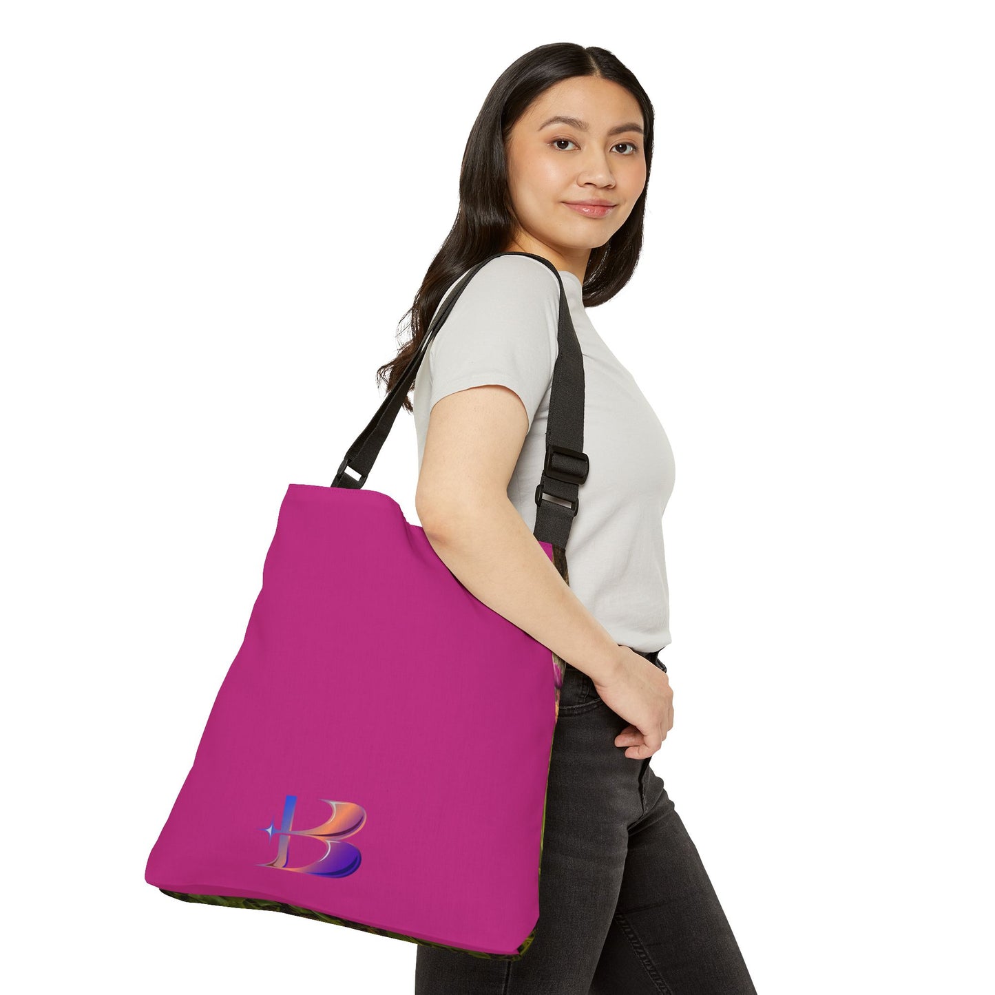 Windmill Tulip Adjustable Tote Bag (SP Photography Collection) PINK