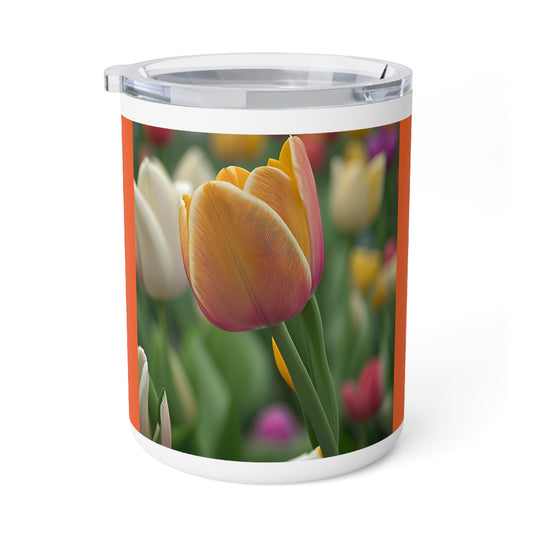 Orange Tulip Insulated Coffee Mug, 10oz (SP Photography Collection) ORANGE