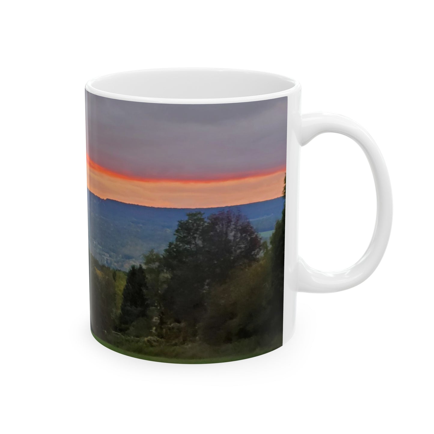 Orange Sky Ceramic Mug 11oz (B & J Collections)