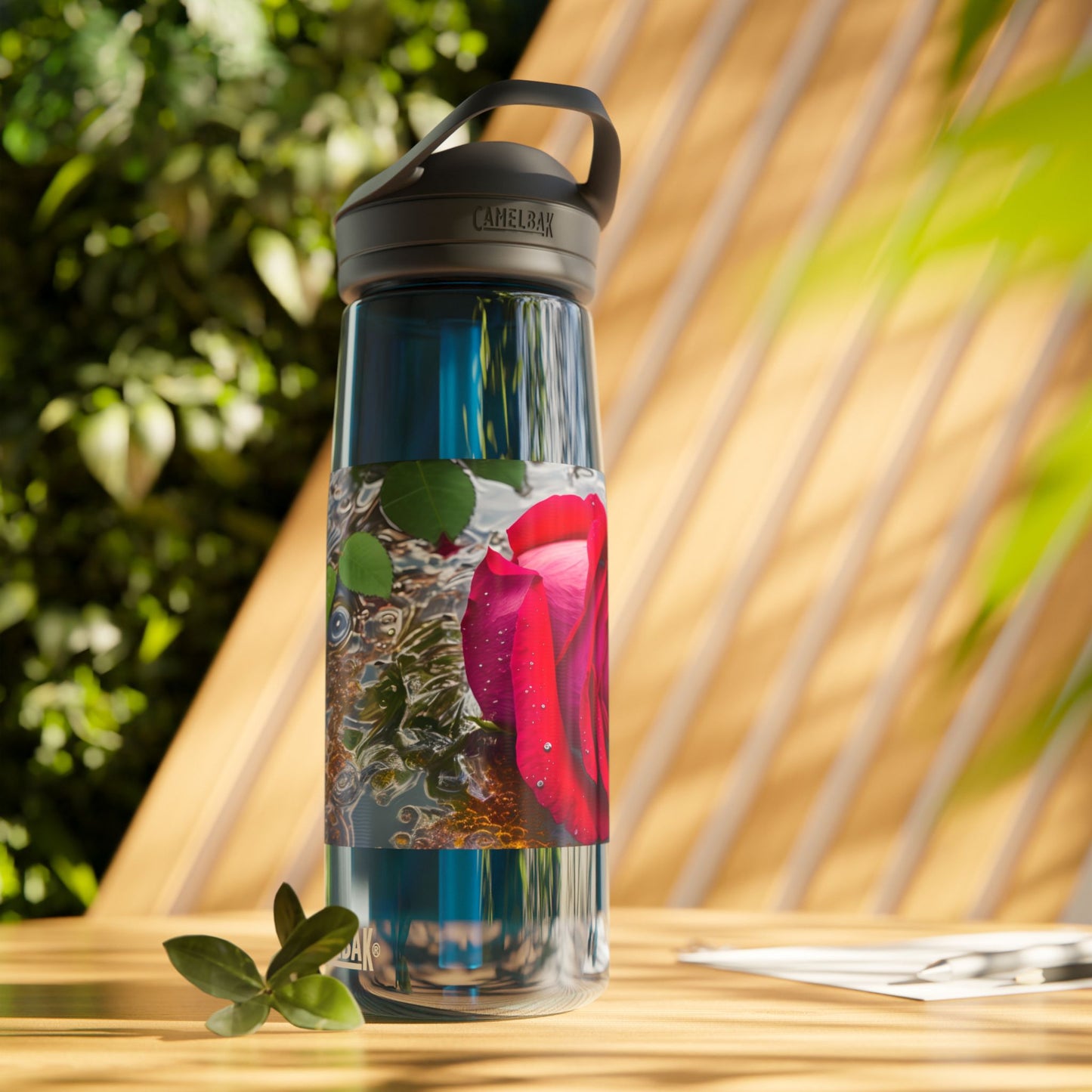 Red Rose CamelBak Eddy®  Water Bottle, 25oz (SP Photography Collection)