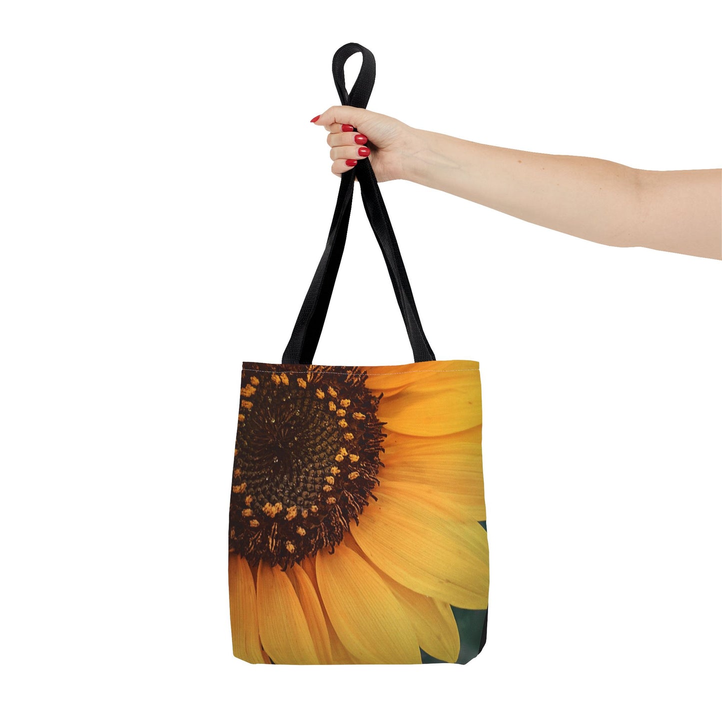 Sun Ray Sunflower Tote Bag (SP Photography Collection) BLACK