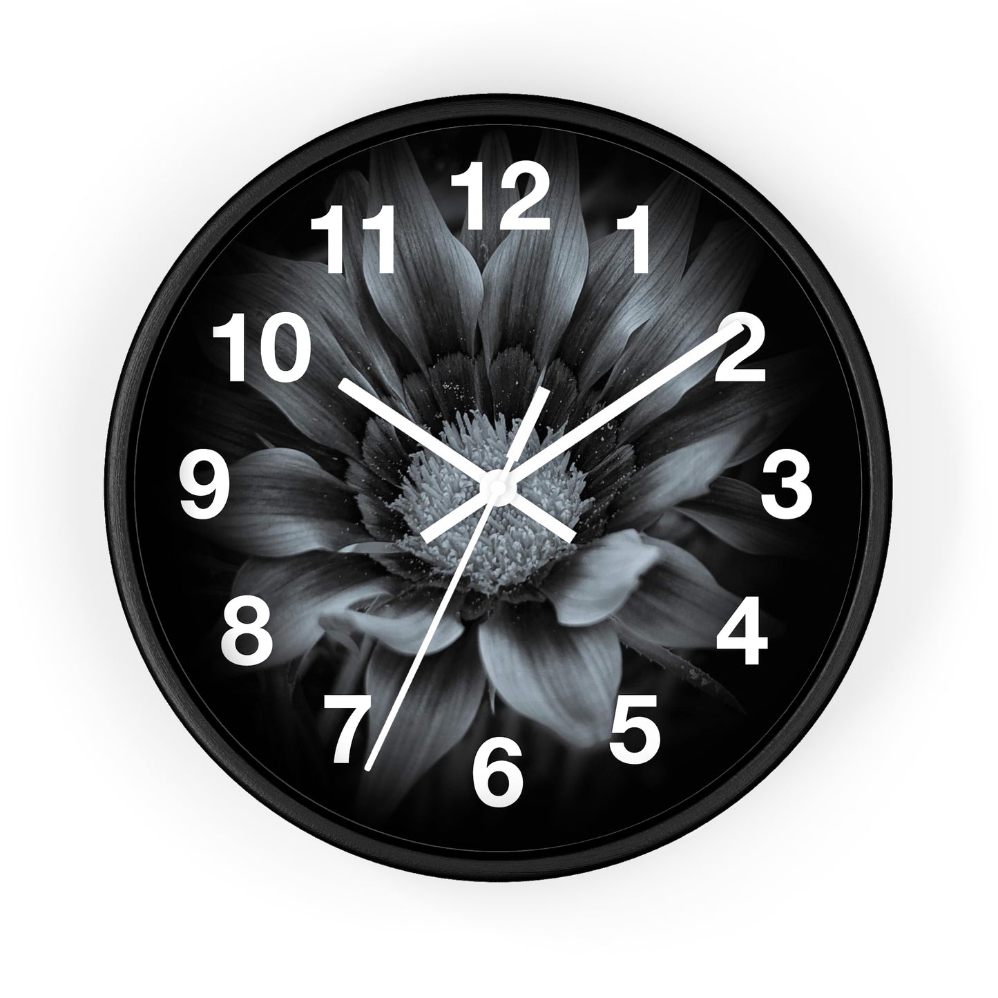 Midnight Bloom Wall Clock (SP Photography Collection)