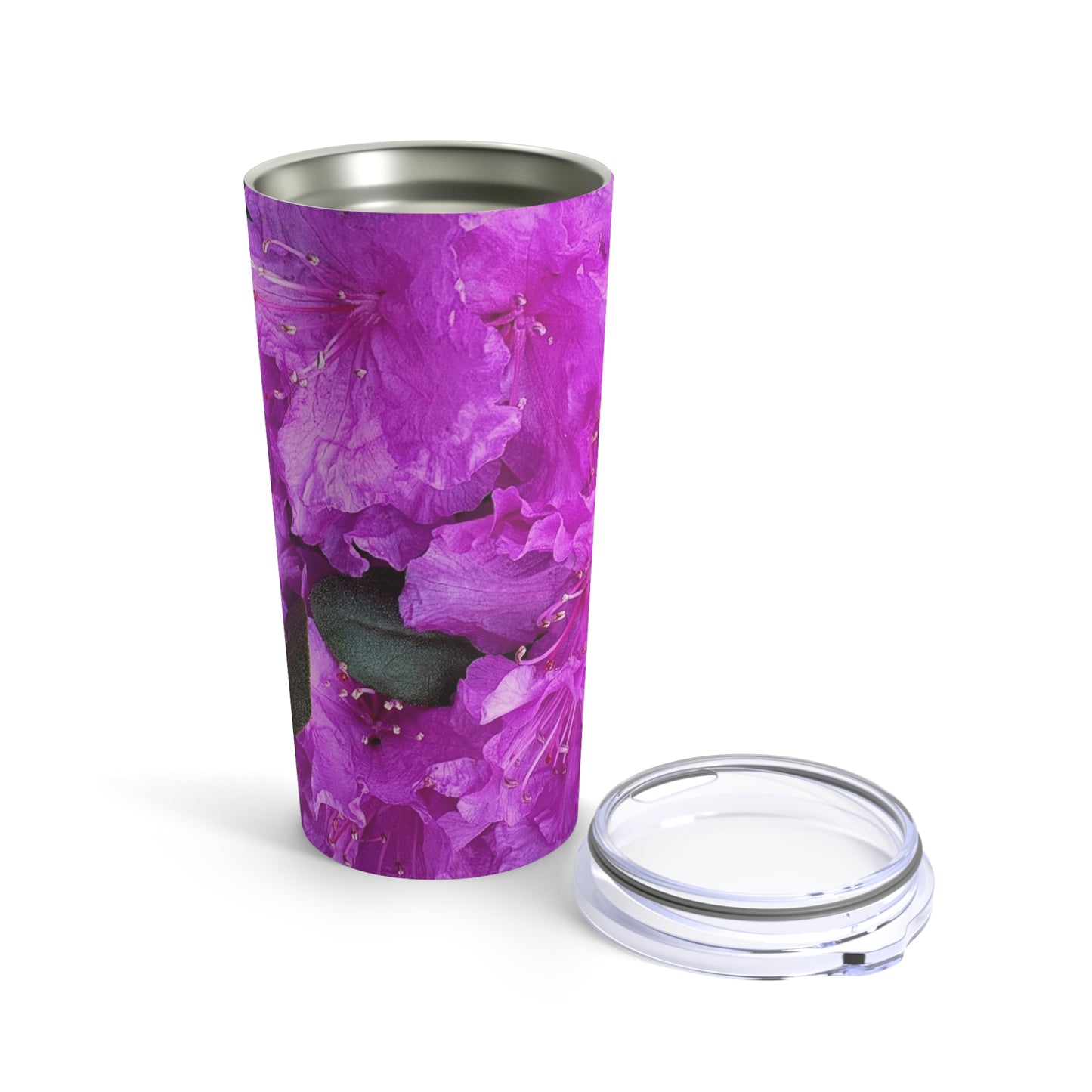 Pink Flower Tumbler 20oz (Custom Creations By Catelyn) LIGHT PINK