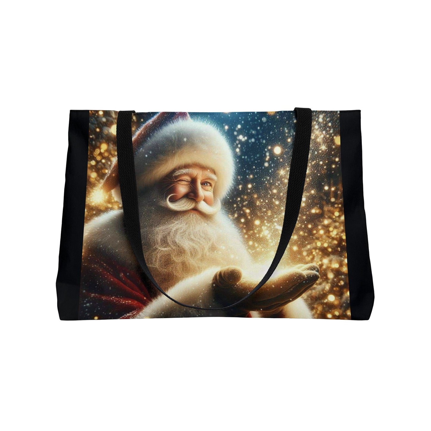 Santa Magic Weekender Tote Bag (ai B & J Collections) BLACK