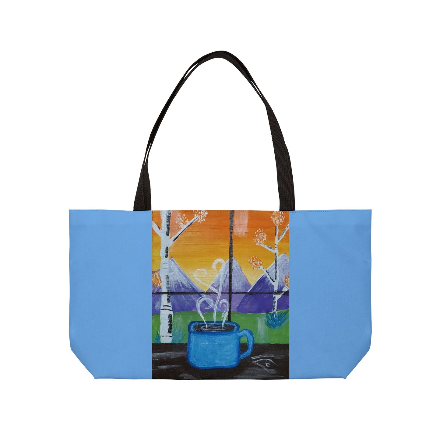 The Window Weekender Tote Bag (Brookson Collection) BLUE