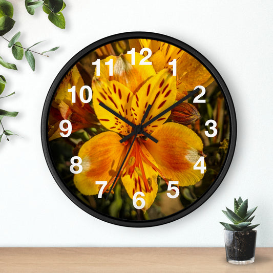 Yellow Lily Clock (SP Photography Collection)