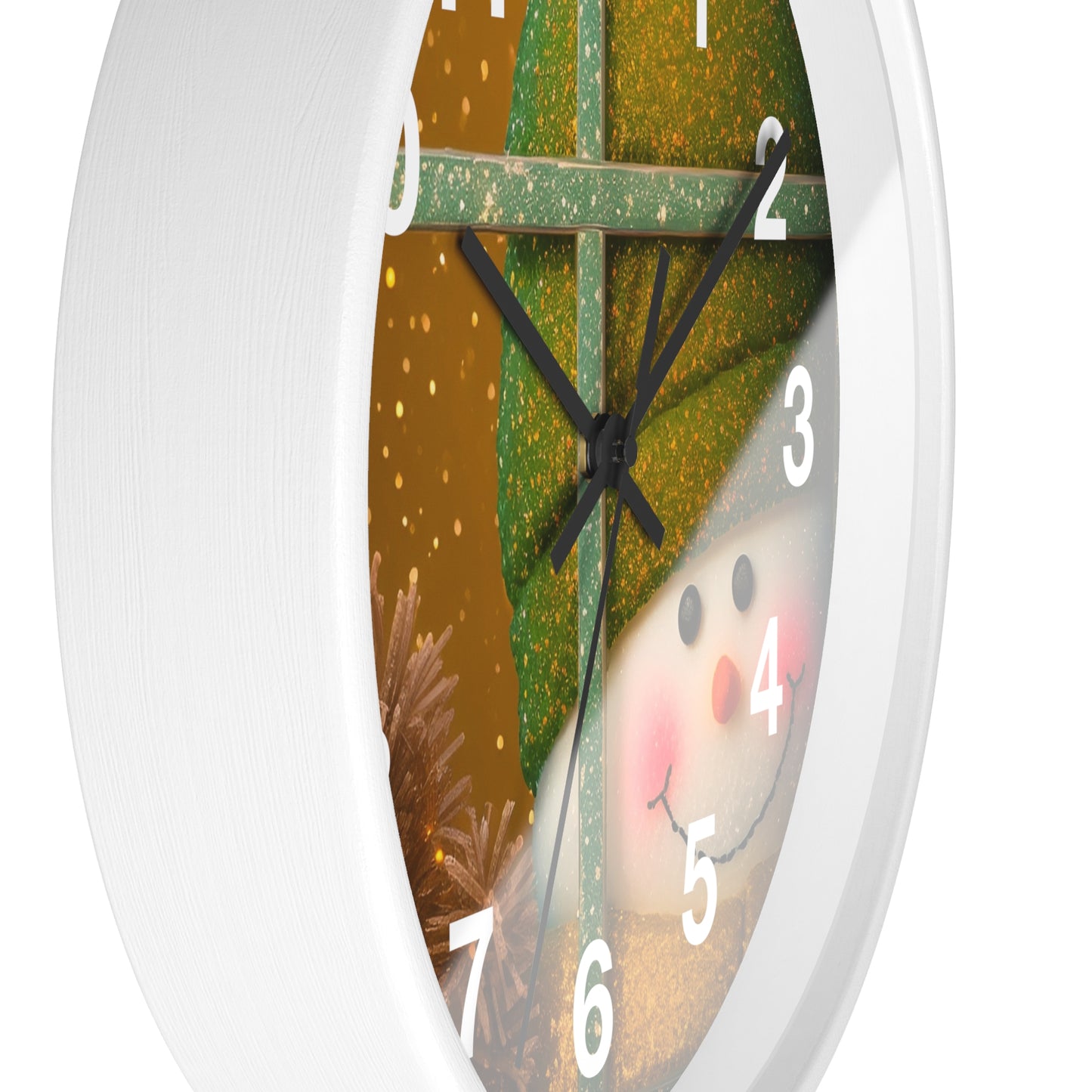 Peek A Boo Snowman Clock (SP Photography Collection)