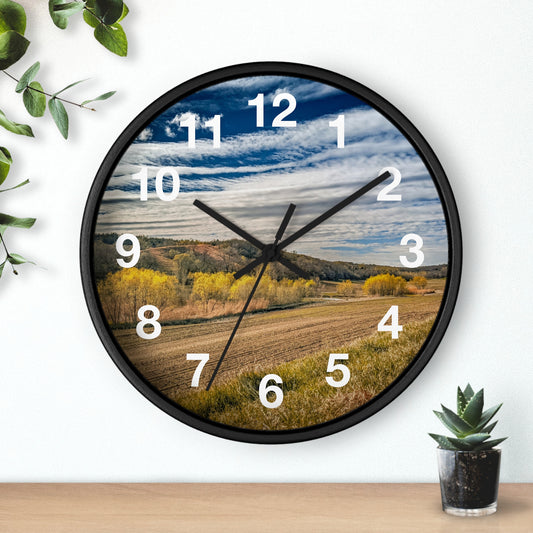 Dirt Road Wall Clock (SP Photography Collection)