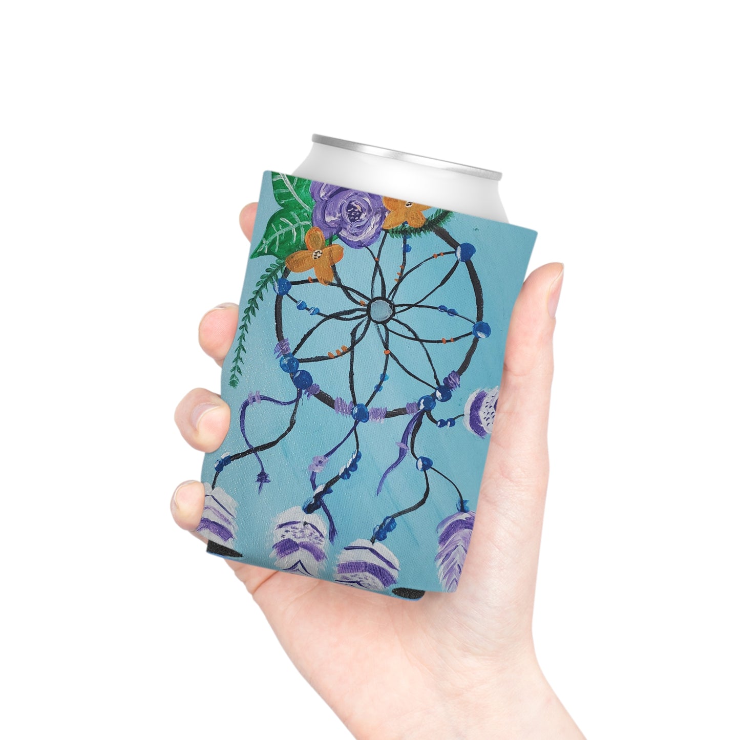 Sweet Dreams Regular Can Cooler Sleeve (Brookson Collection) BLUE