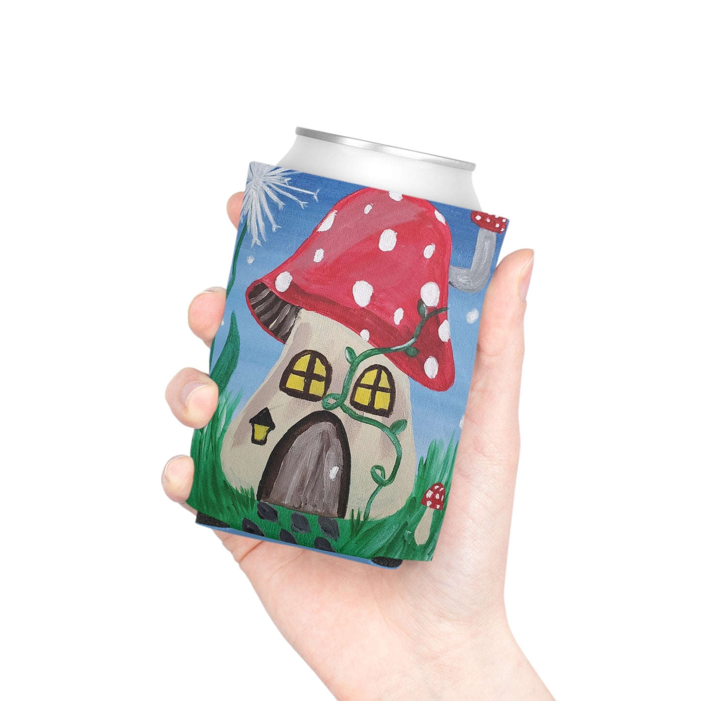 Fairy House Regular Can Cooler Sleeve (Brookson Collection) BLUE