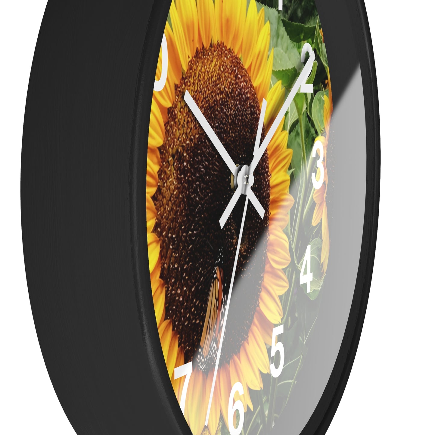 Bright Sunflower Wall Clock (Enchanted Exposures By Tammy Lyne)