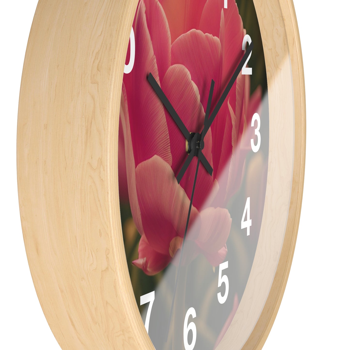 Pink Buttercup Clock (SP Photography Collection)