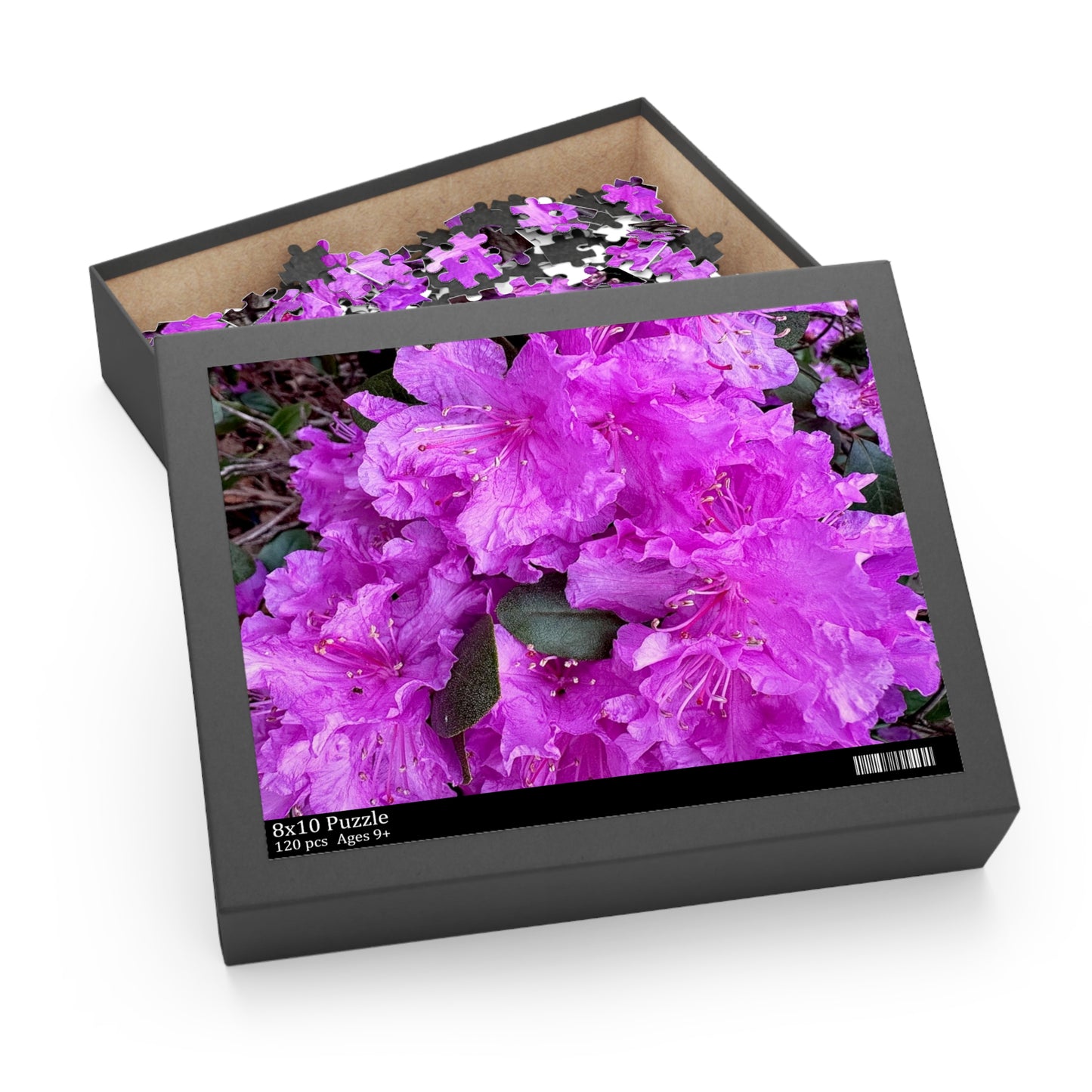 Pink Flower Puzzle (120, 252, 500-Piece) (Custom Creations By Catelyn)