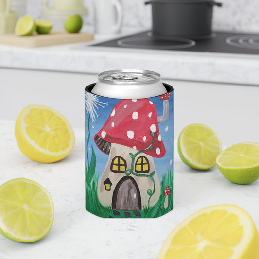 Fairy House Regular Can Cooler Sleeve (Brookson Collection) BLUE