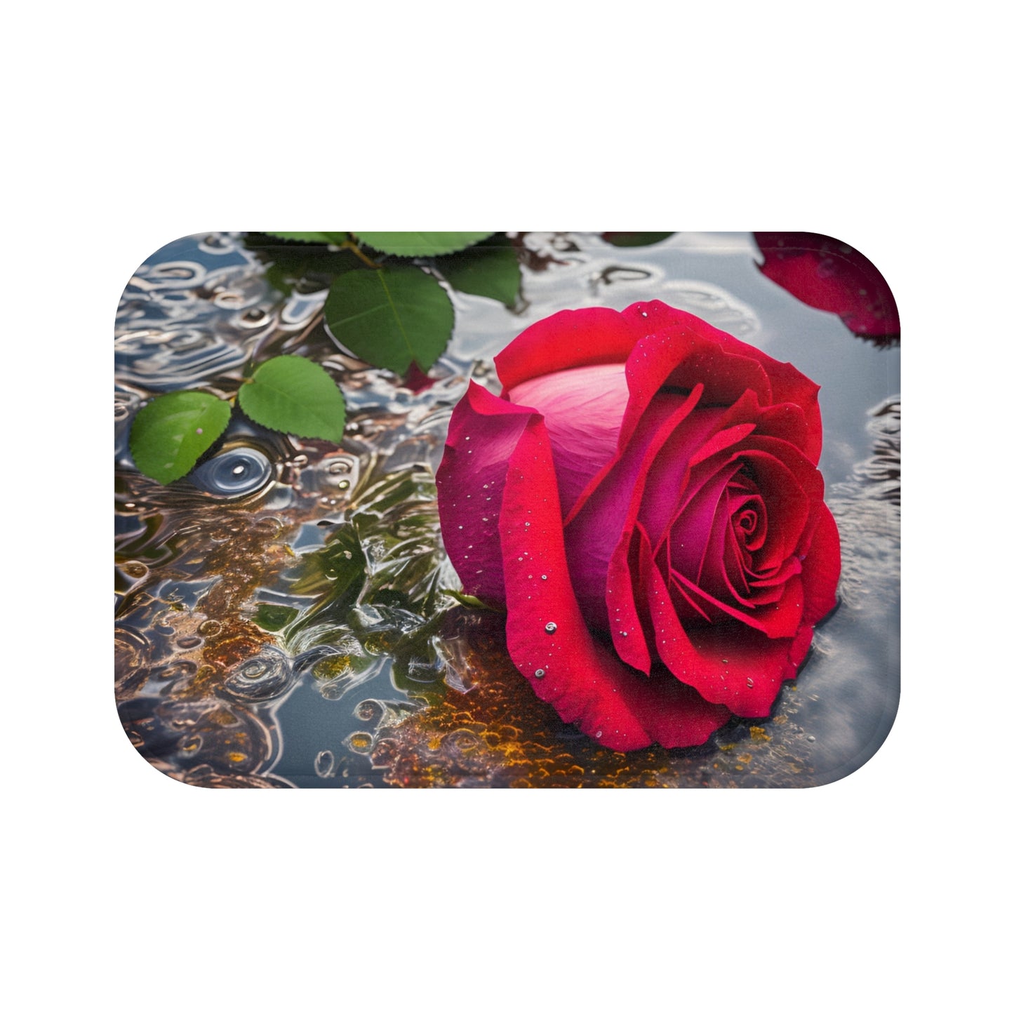 Red Rose Bath Mat (SP Photography Collection)