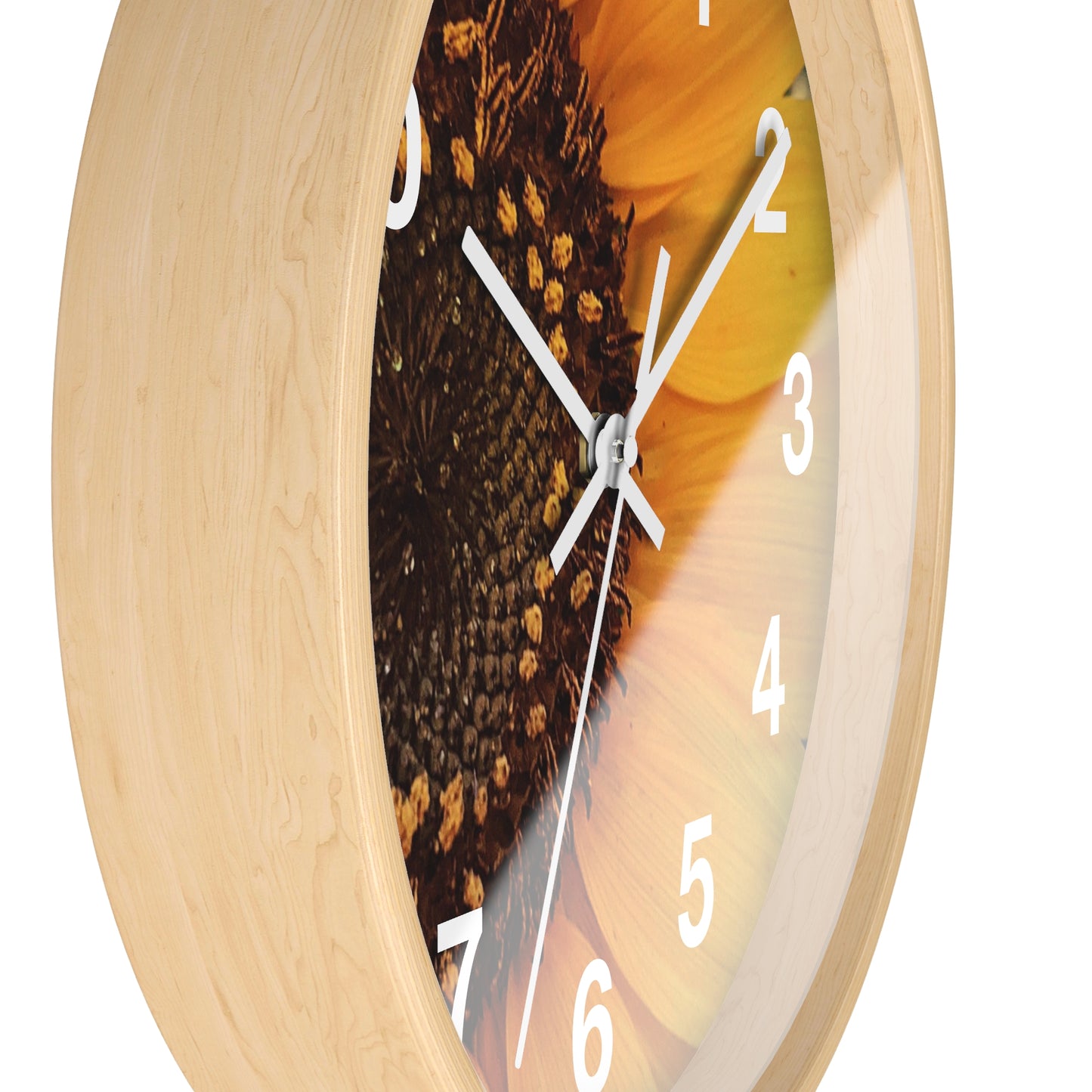 Sun Ray Sunflower Wall Clock (SP Photography Collection)