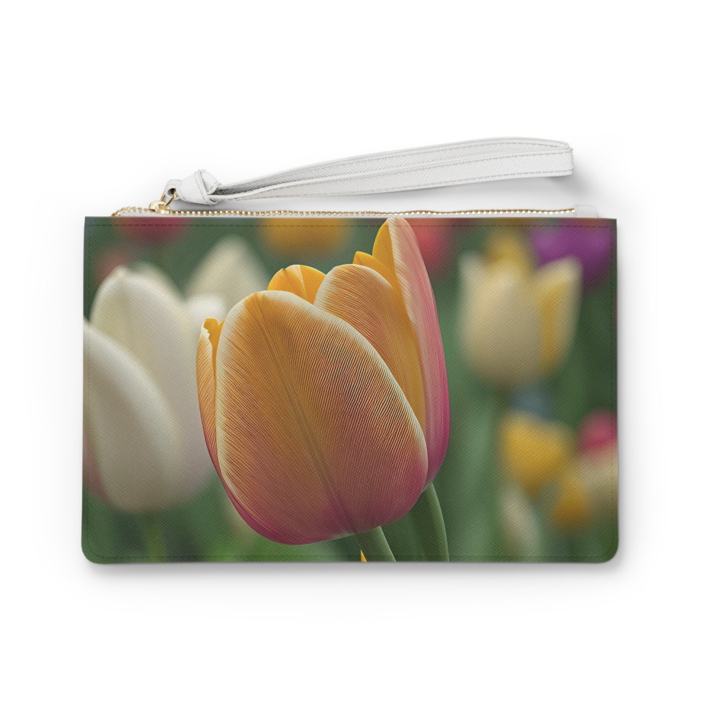 Orange Tulip Large Clutch Bag (SP Photography Collection) ORANGE