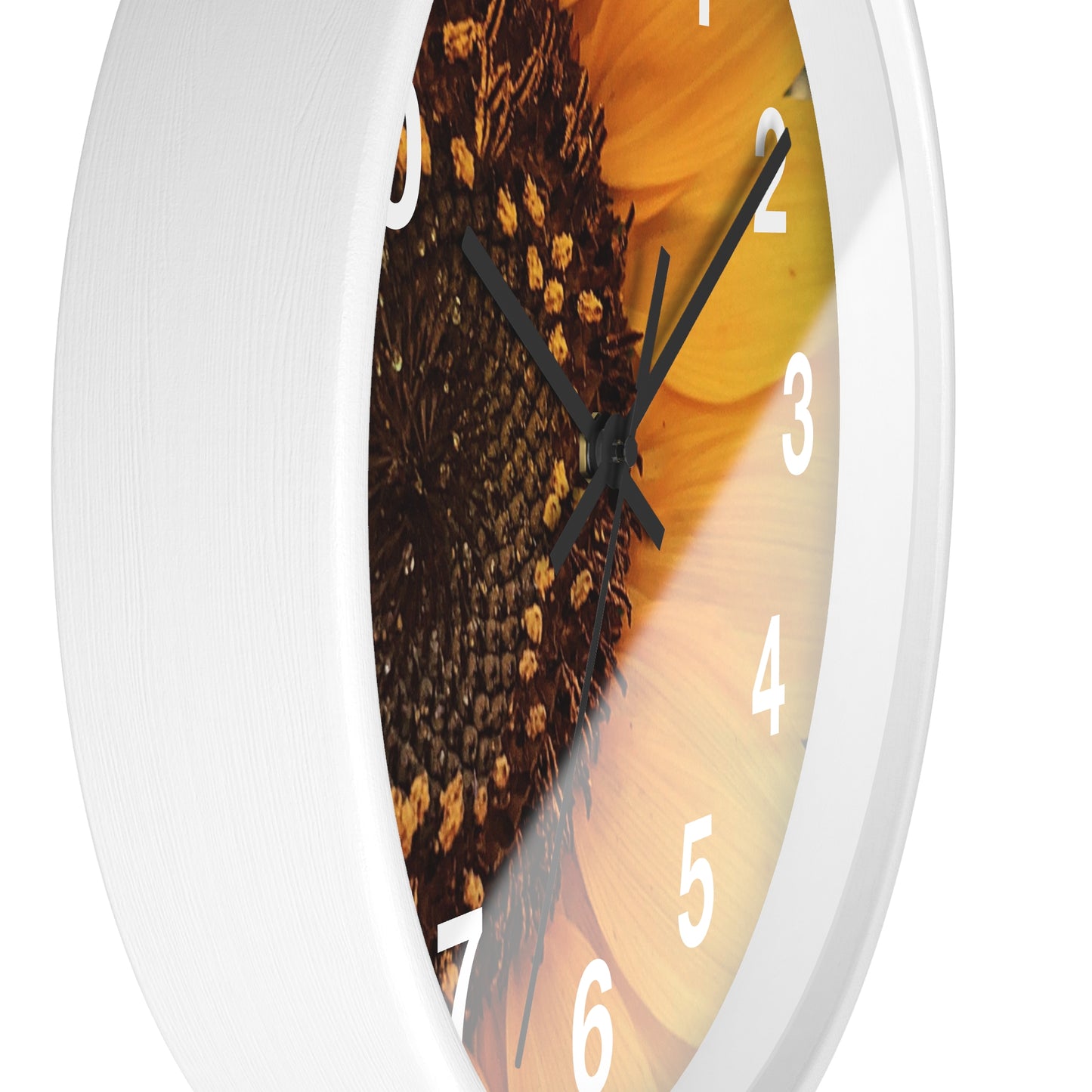 Sun Ray Sunflower Wall Clock (SP Photography Collection)