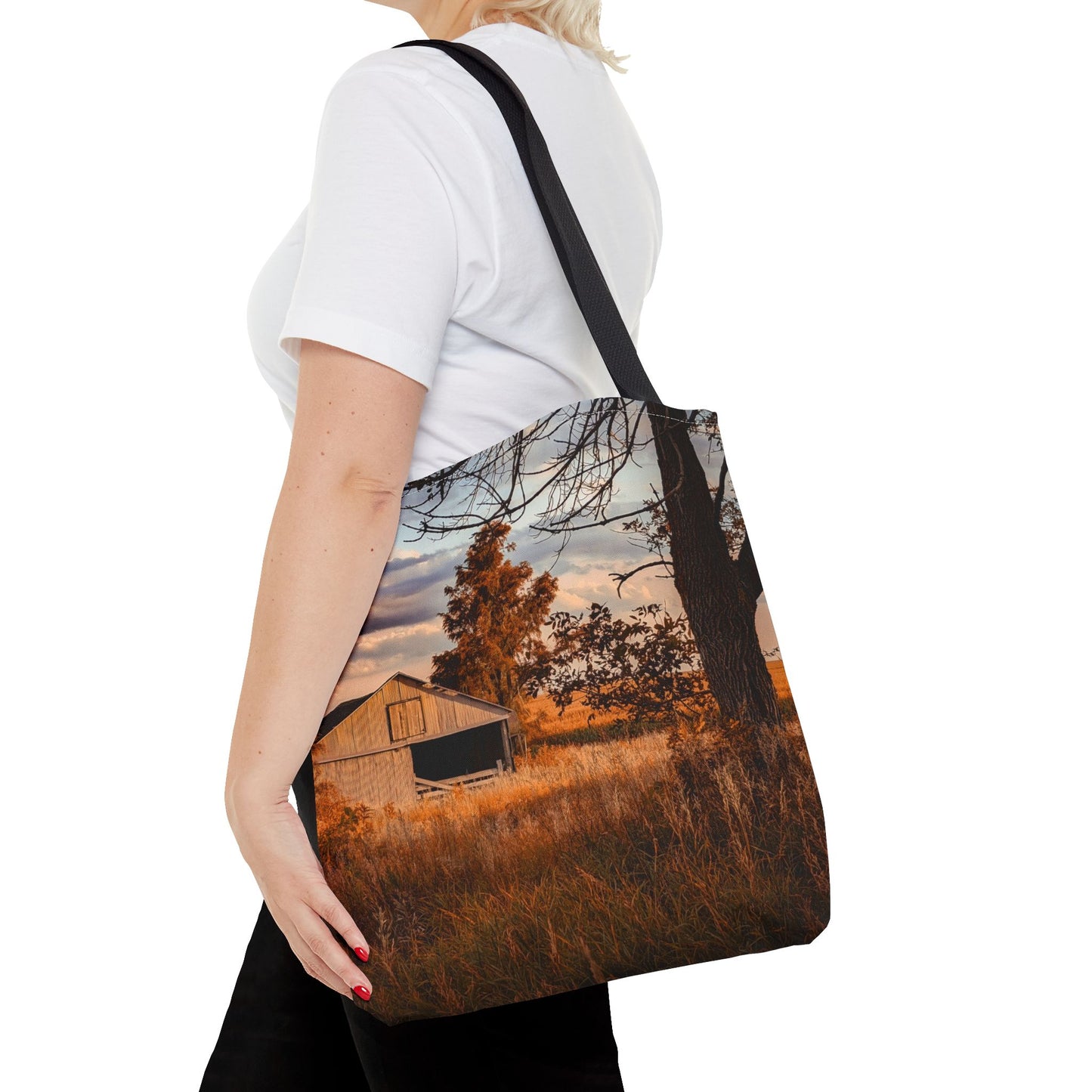 Golden Barn Tote Bag (SP Photography Collection) GRAY