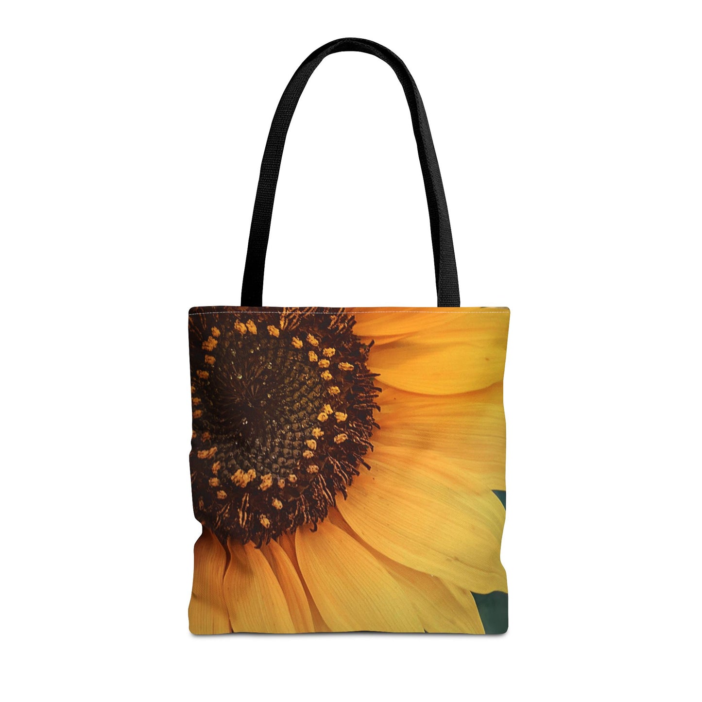 Sun Ray Sunflower Tote Bag (SP Photography Collection) BLACK