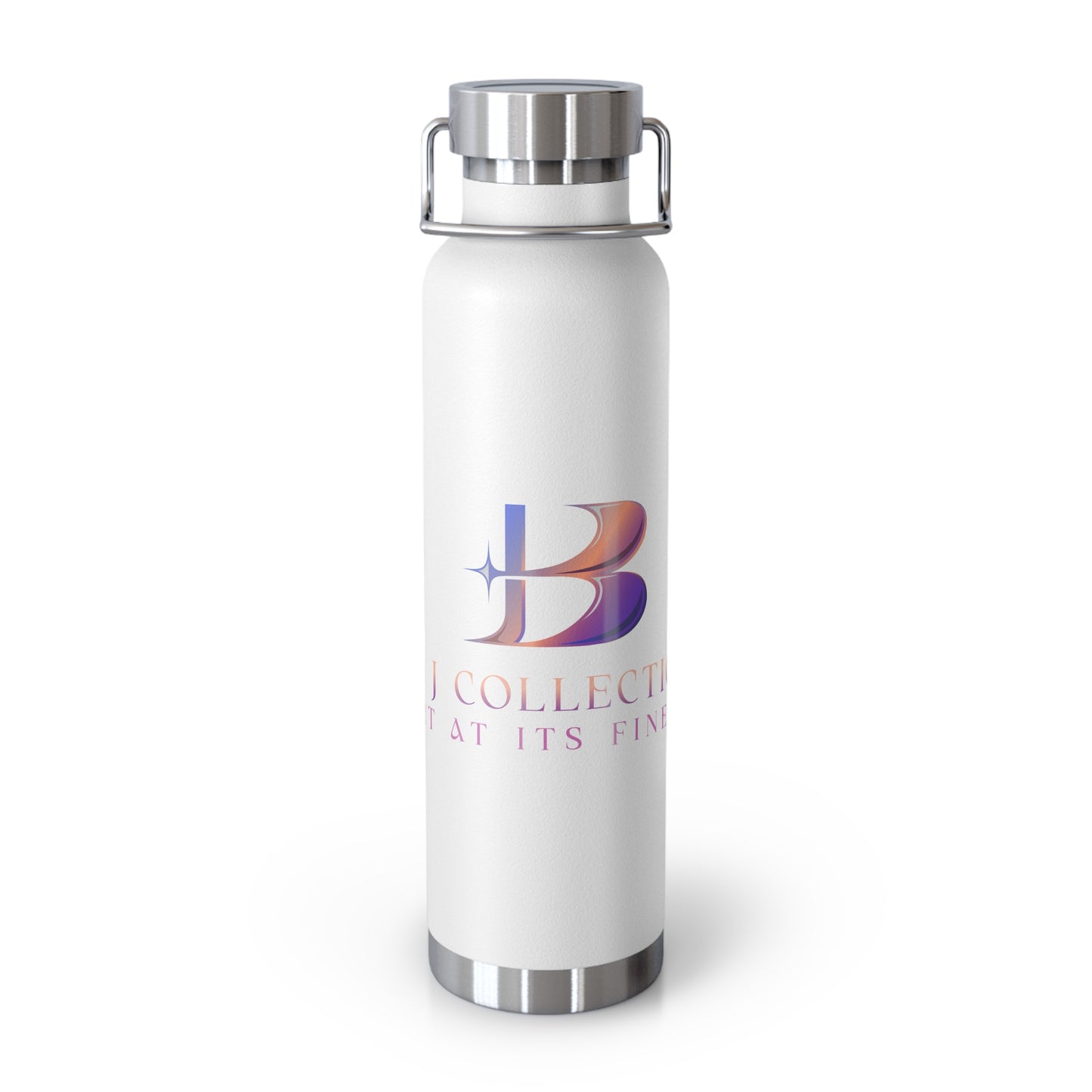 B & J Collections Copper Vacuum Insulated Bottle, 22oz (B & J Collections)