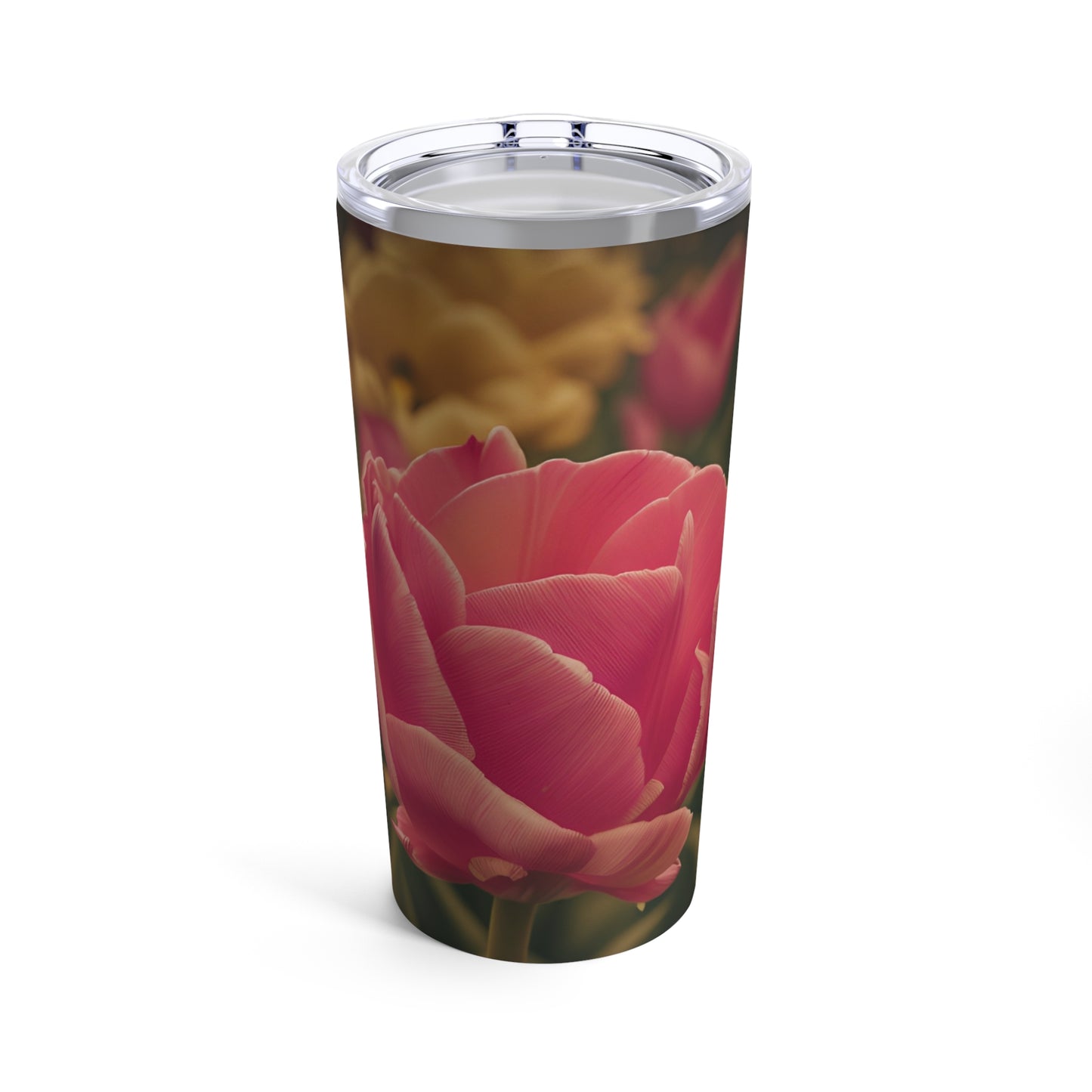 Pink Buttercup Tumbler 20oz (SP Photography Collection) BLACK