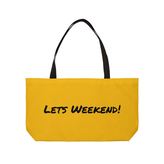 Lets Weekend, Weekender Bag (B & J Collections) YELLOW