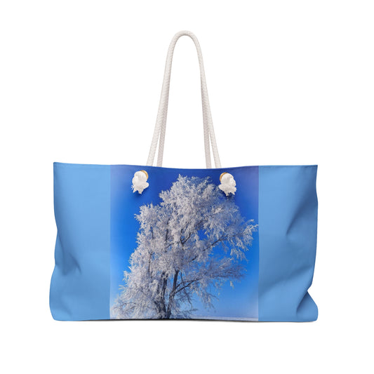 Snowy Tree Weekender Bag (SP Photography) BLUE