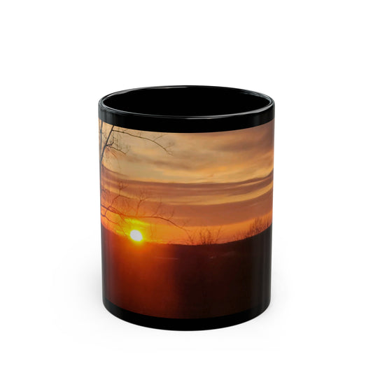 Bright Sunset 11oz  Mug (B & J Collections) BLACK