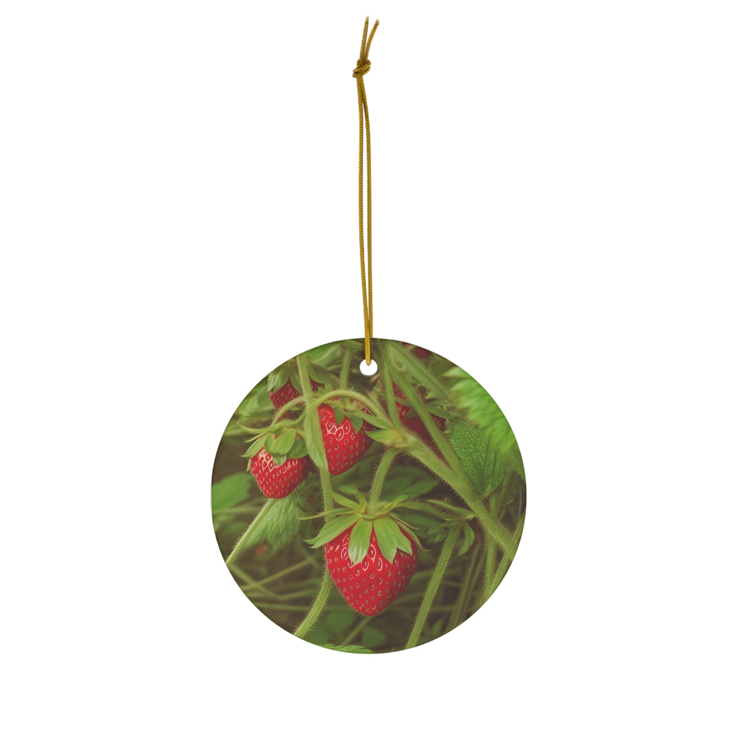 Strawberry Ceramic Ornament (SP Photography Collection)