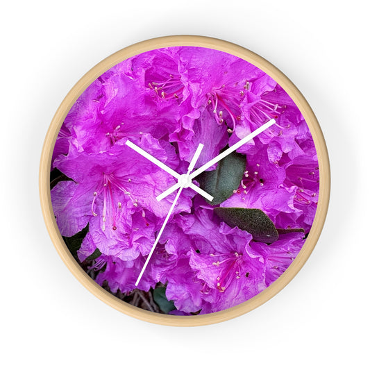 PINK FLOWER Wall Clock (Custom Creations By Catelyn) LIGHT PINK