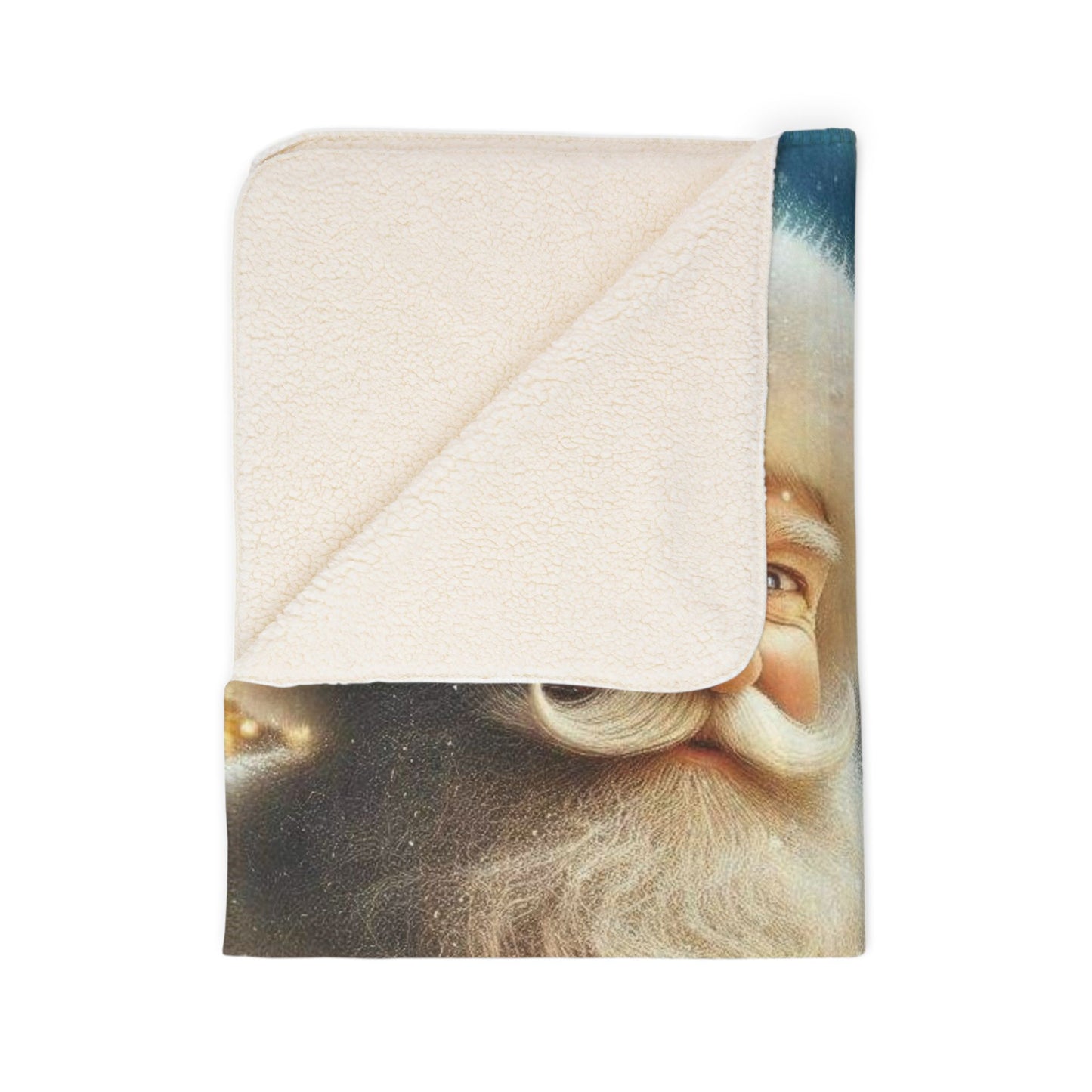 Santa Magic Fleece Sherpa Blanket (ai B & J Collections)