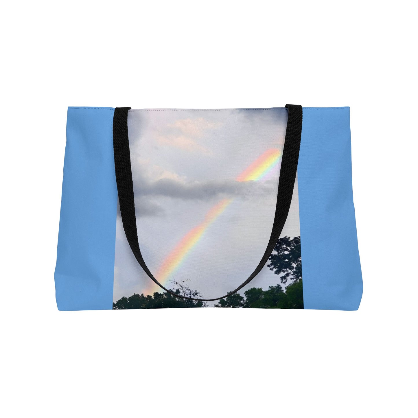 Rainbow Weekender Tote Bag (Enchanted Exposures By Tammy Lyne) BLUE