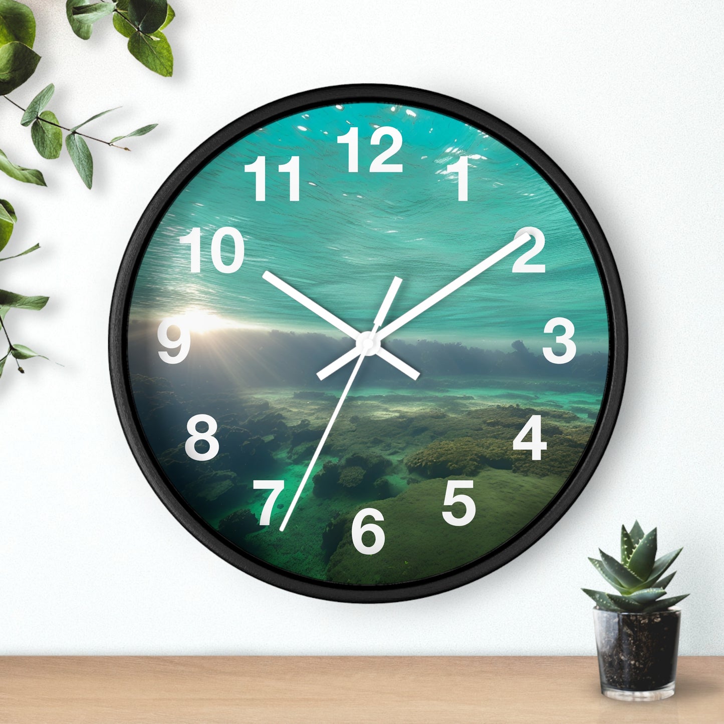 Under The Sea Wall Clock (Enchanted Exposures By Tammy Lyne)