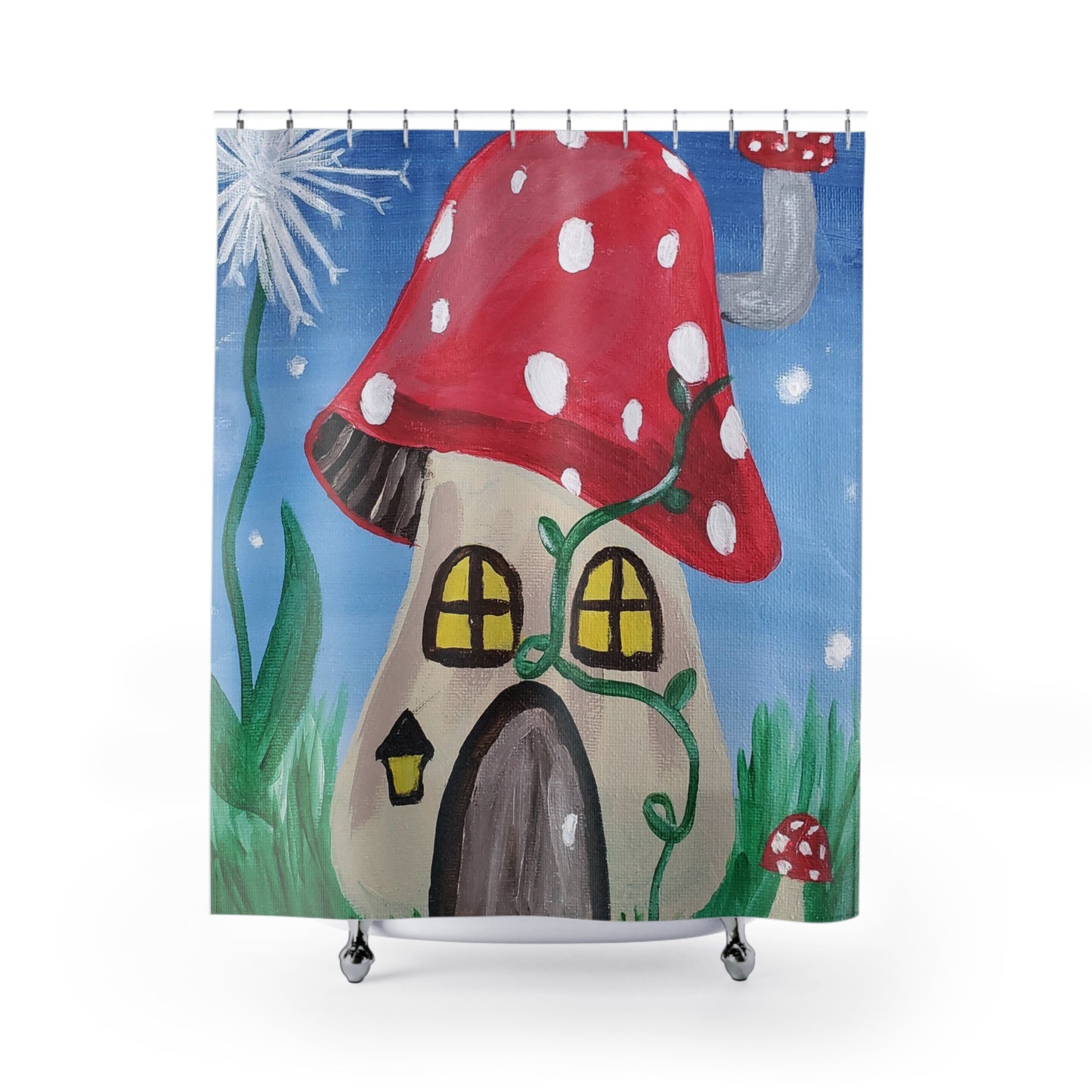 Fairy House Polyester Shower Curtain (Brookson Collection)