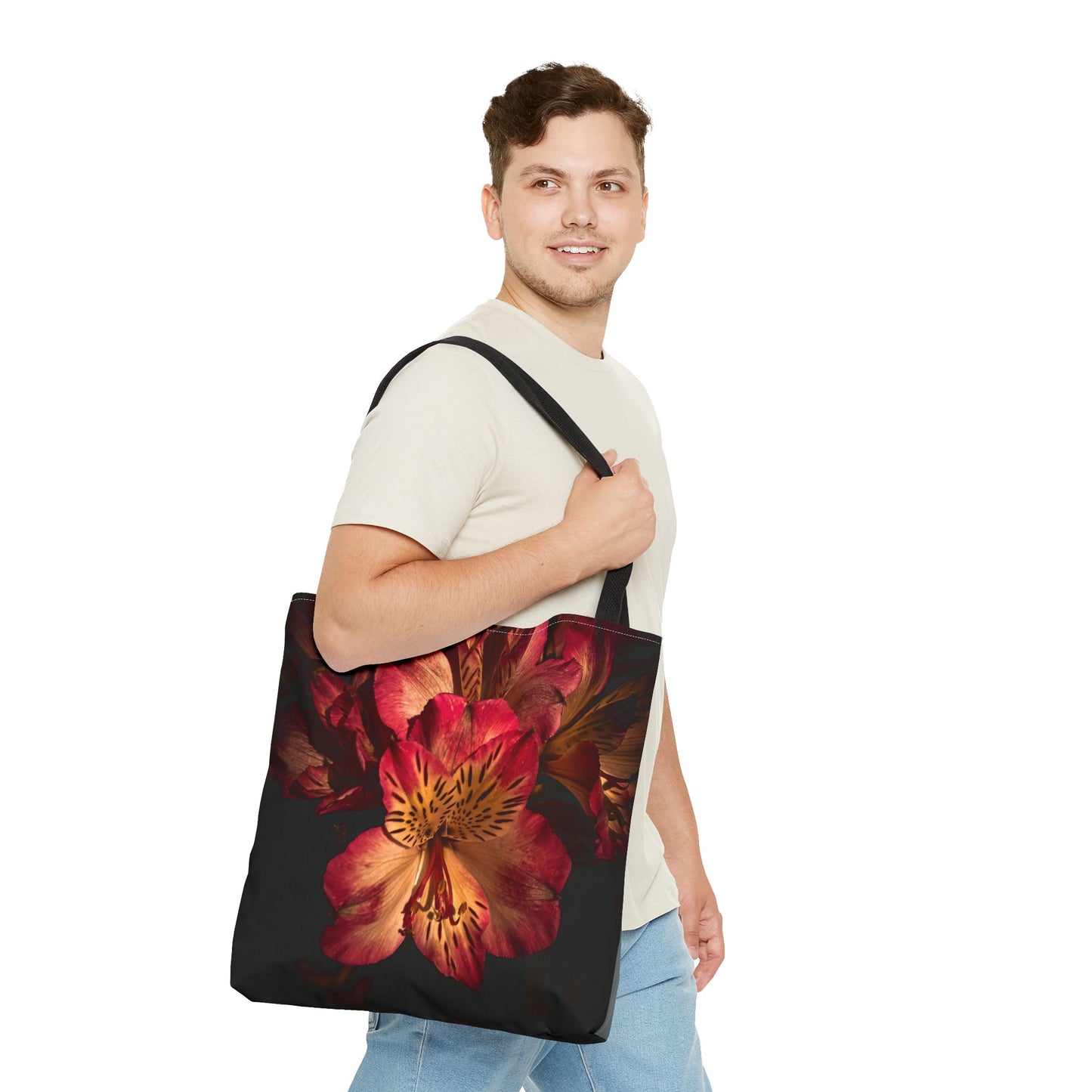 Pink Lily Tote Bag (SP Photography Collection) GRAY