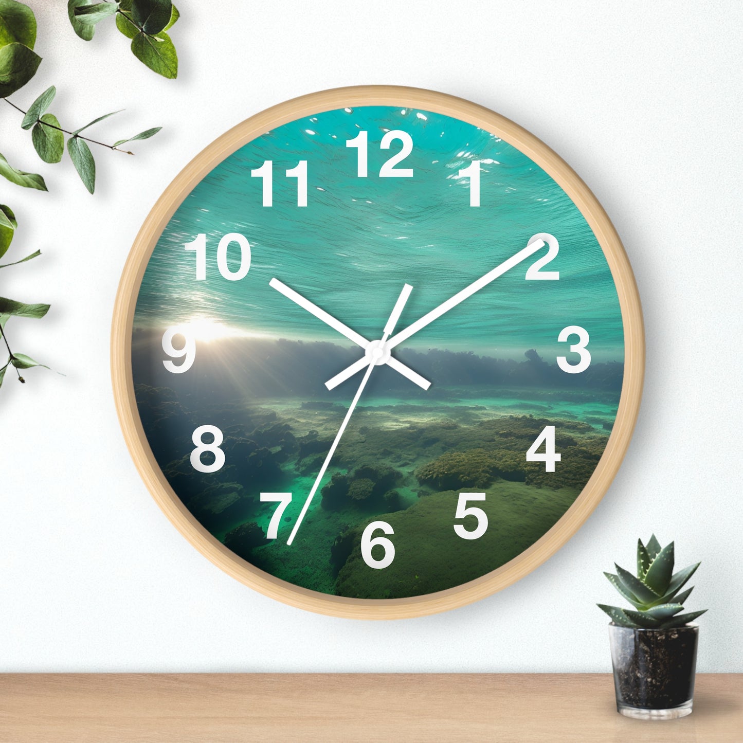 Under The Sea Wall Clock (Enchanted Exposures By Tammy Lyne)