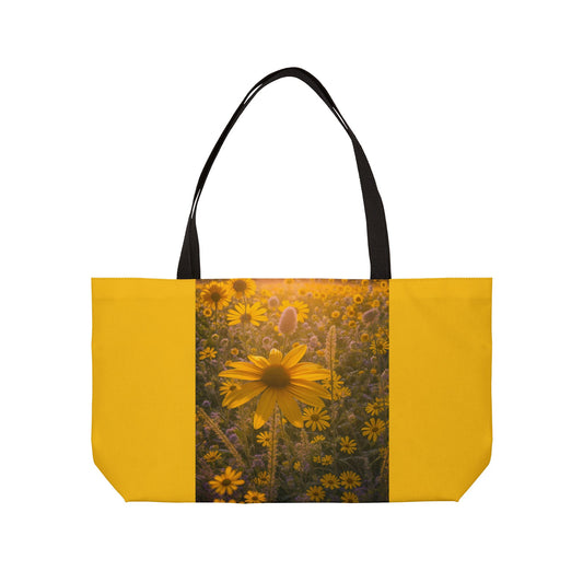 Narrow leaf Weekender Tote Bag (SP Photography Collection) YELLOW