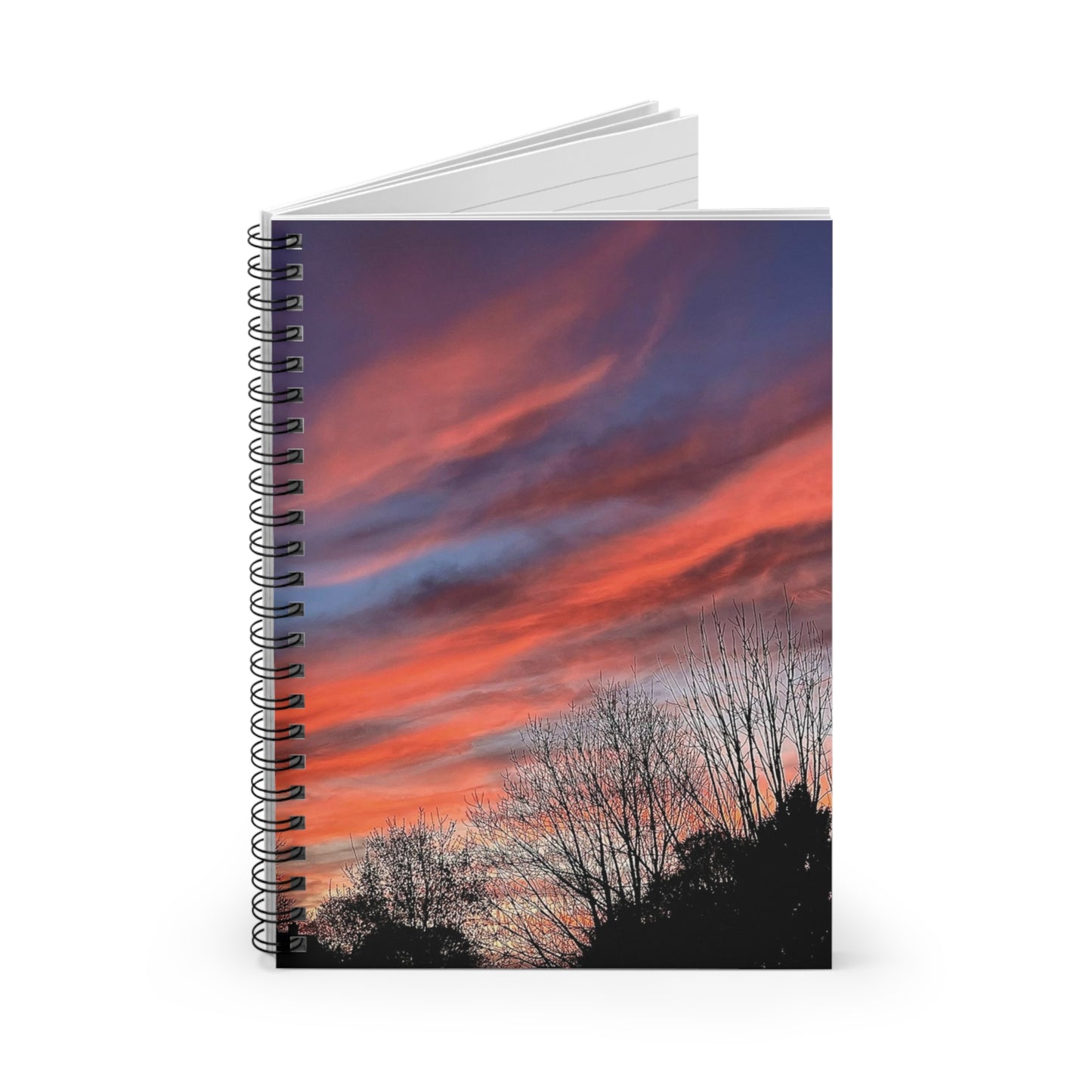 Pink Sky Spiral Notebook - Ruled Line