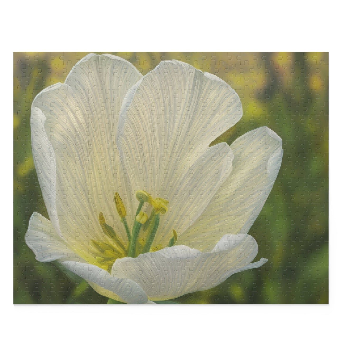 White Tulip Puzzle (SP Photography Collection) (120, 252, 500-Piece)