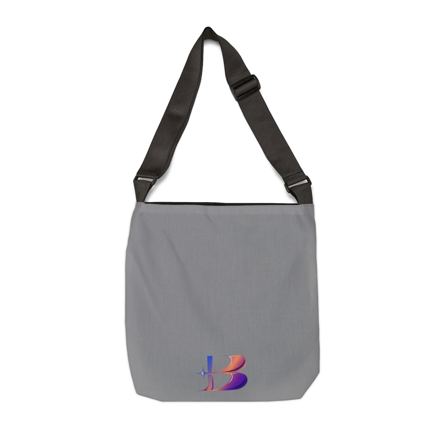 Frosted Rose Adjustable Tote Bag (ai B & J Collections) GRAY