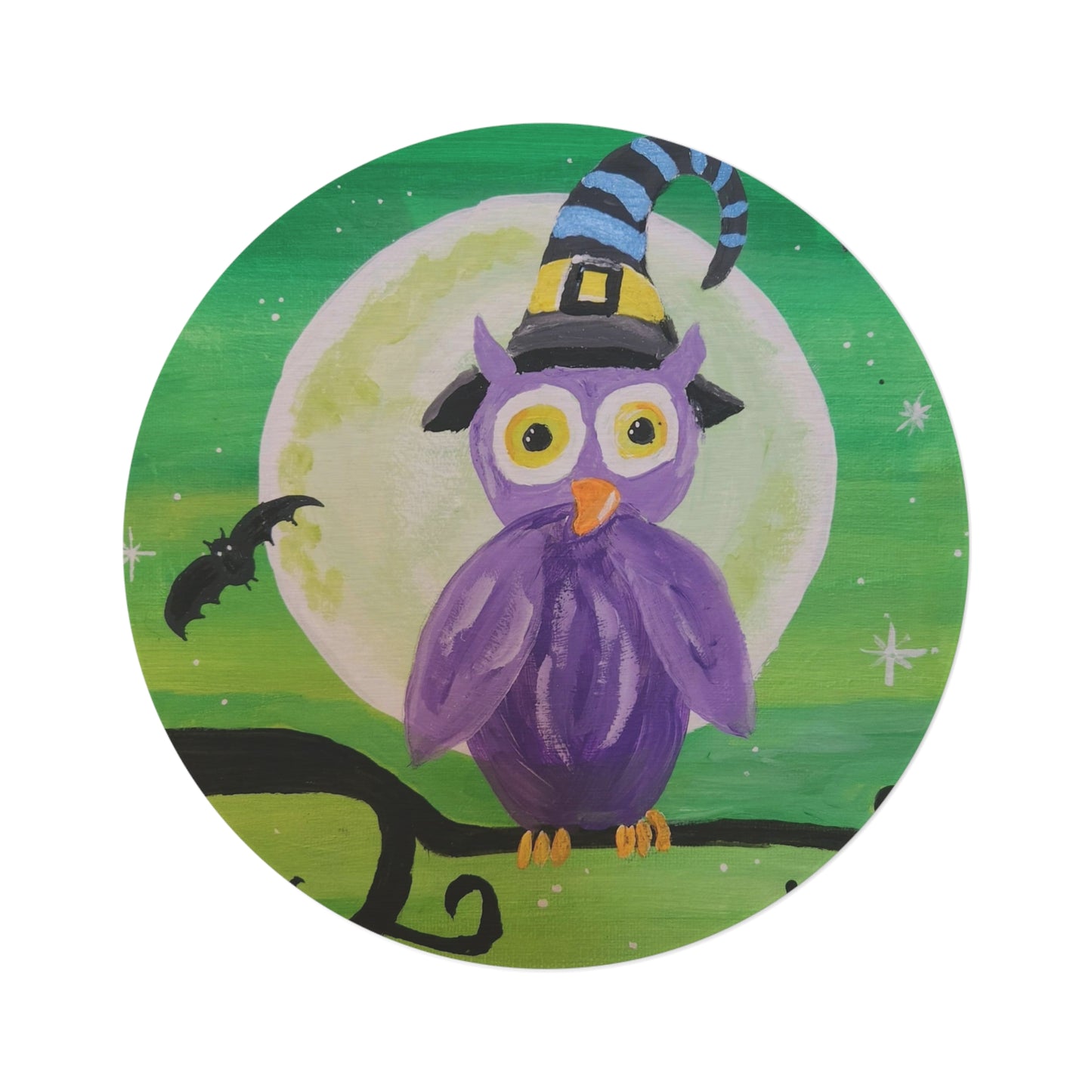 Night Owl Round Rug (Brookson Collection)