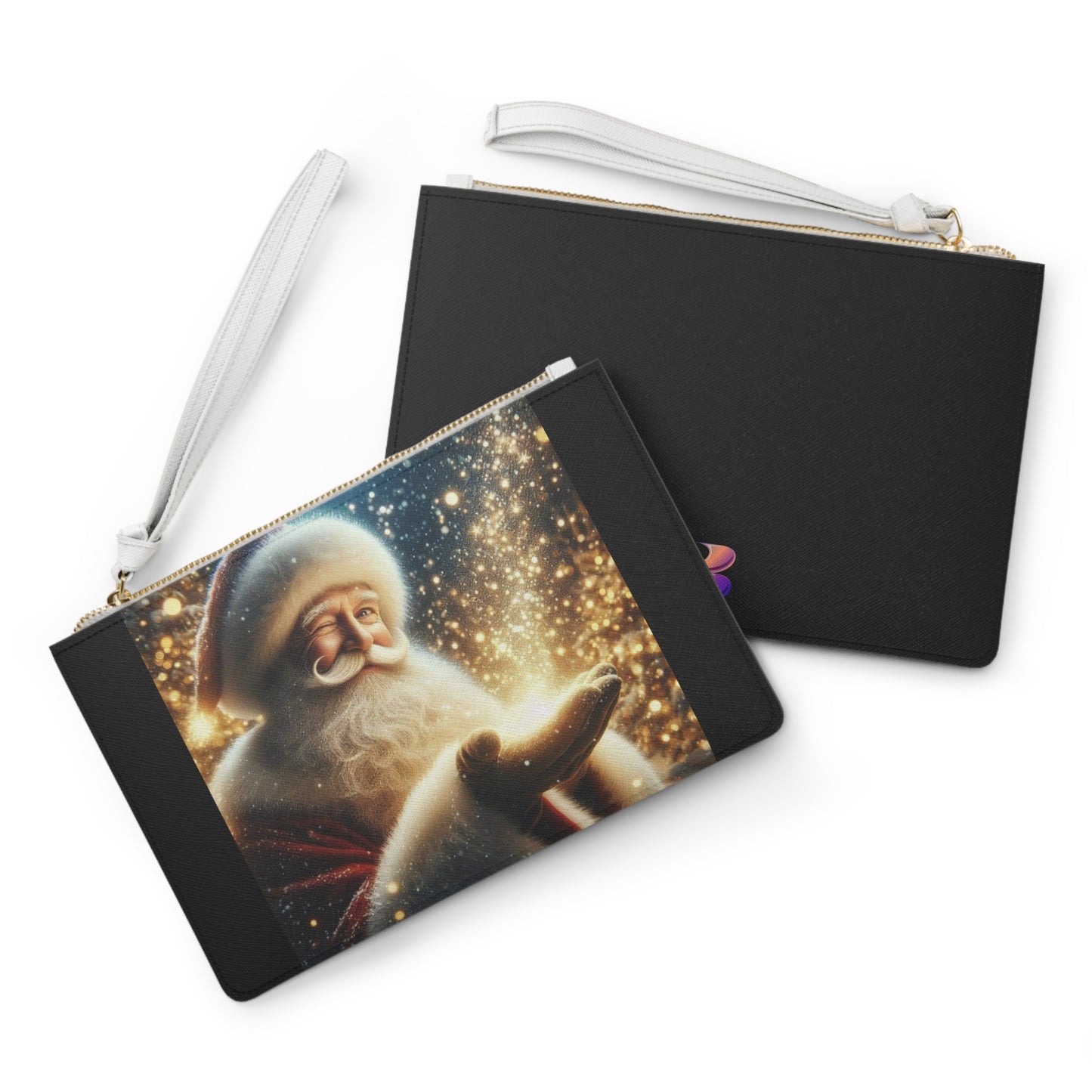 Santa Magic Large Clutch Bag (ai B & J Collections) BLACK