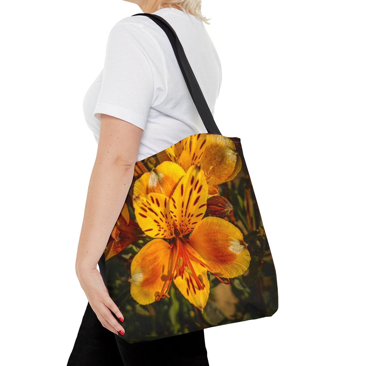 Yellow Lily Tote Bag (SP Photography Collection) BROWN